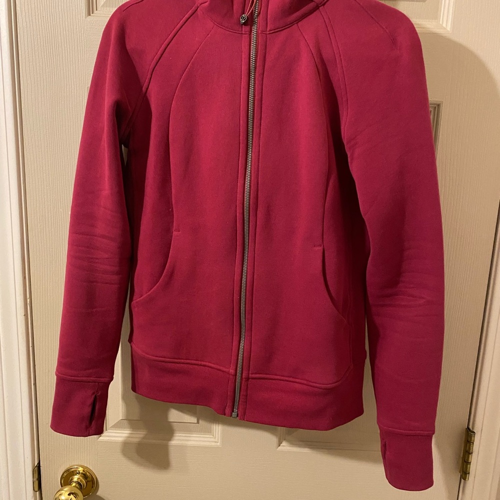 Lululemon fleece Zip up with hood size 6 NWOT